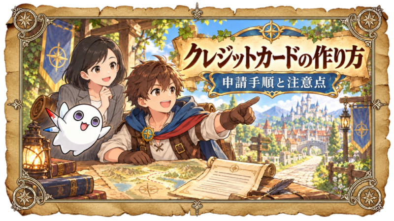 【クレジットカードの作り方完全ガイド】申請手順や注意点を詳しく解説